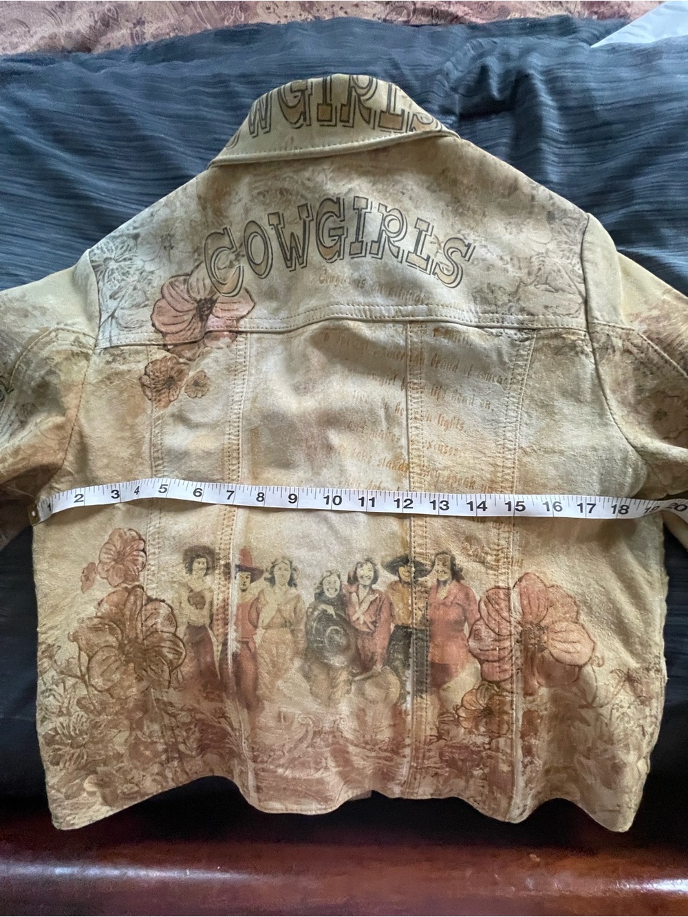 Rare Vintage Double D Ranch Tan Leather Jacket - Picture 10 of 11